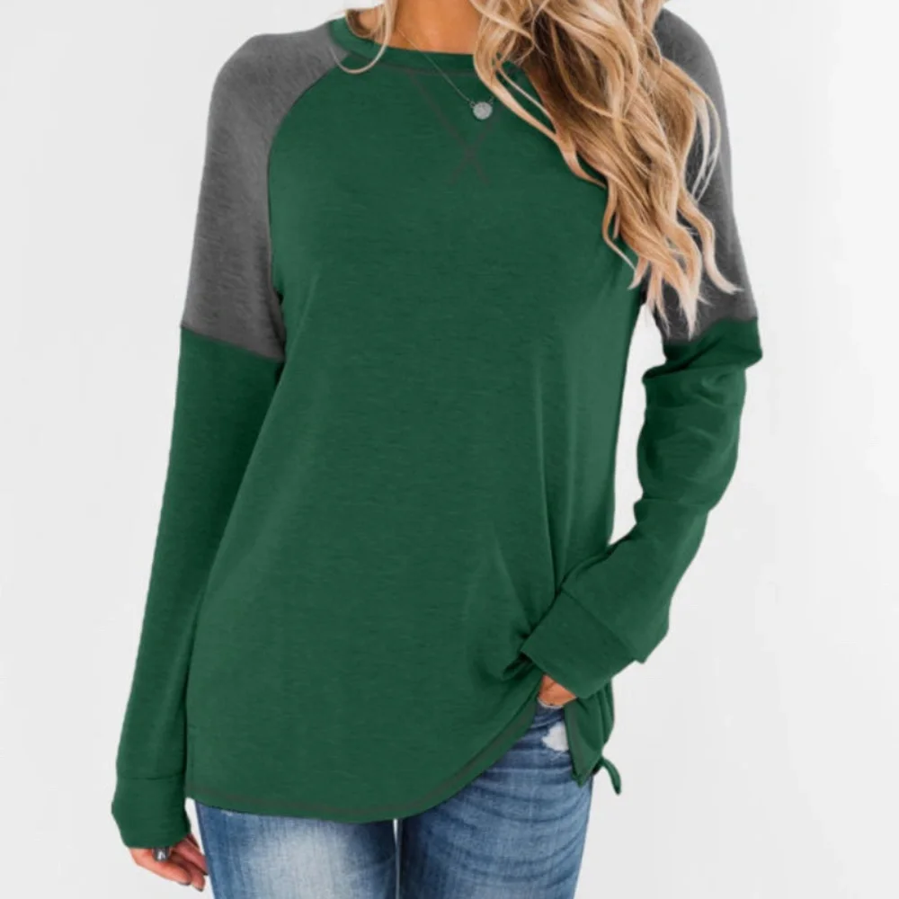Color Block Raglan Sleeve Top - Picture 1 of 7